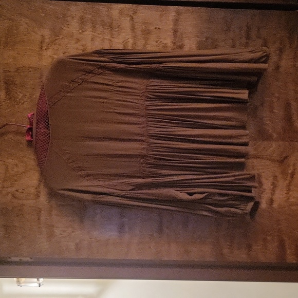 Free People boho feminine pleated top S - Picture 3 of 14